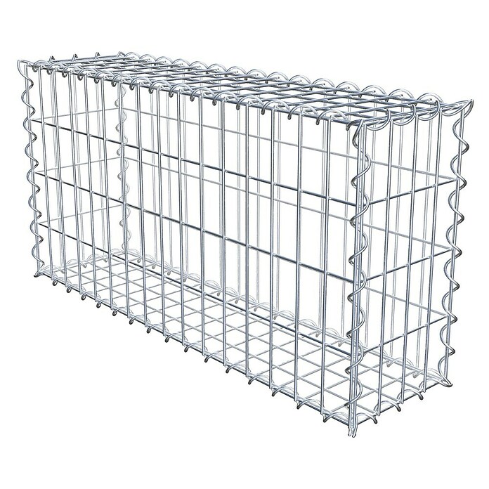 Gabiona Gabione (80 x 20 x 40 cm, Metall, Maschenbreite: 50 mm, Maschenhöhe: 100 mm) | BAUHAUS