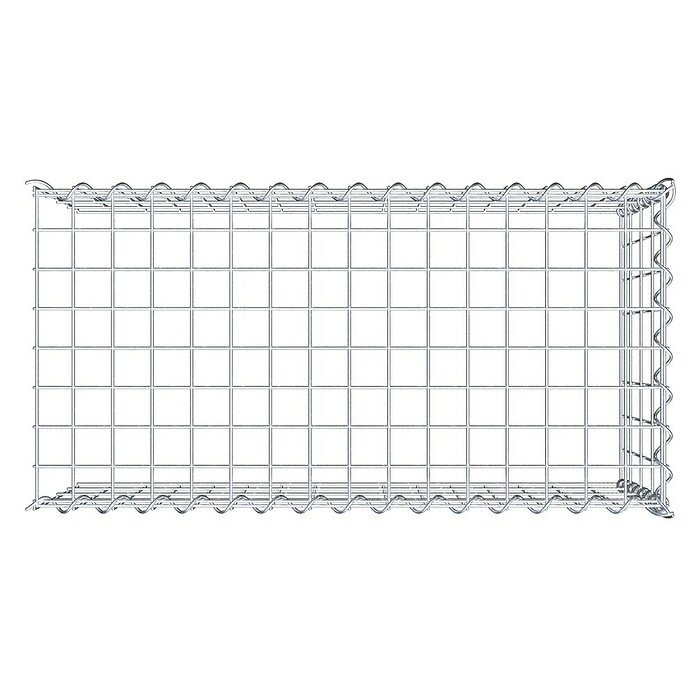 Gabiona Gabione Typ 4 (Zum Anbau in Länge & Höhe, 80 x 40 x 40 cm, Stahl, Maschenbreite: 50 mm, Maschenhöhe: 100 mm, Spirale) | BAUHAUS