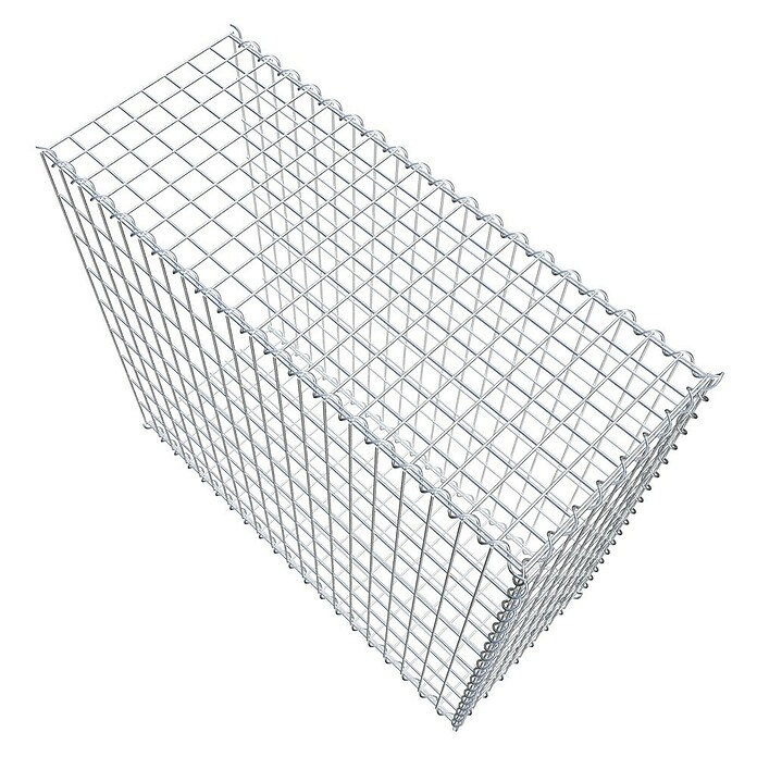 Gabiona Gabione Typ 2 (Zum Anbau in der Länge, 100 x 40 x 90 cm, Stahl, Maschenbreite: 50 mm, Maschenhöhe: 100 mm, Spirale) | BAUHAUS