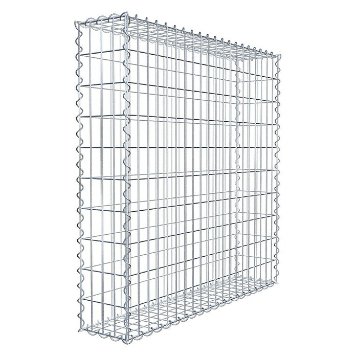Gabiona Gabione (100 x 20 x 100 cm, Metall, Maschenbreite: 50 mm, Maschenhöhe: 100 mm) | BAUHAUS