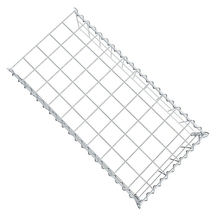 Gabiona Gabione Typ 4 (Zum Anbau in Länge & Höhe, 100 x 50 x 20 cm, Stahl, Maschenbreite: 100 mm, Maschenhöhe: 100 mm, Spirale) | BAUHAUS