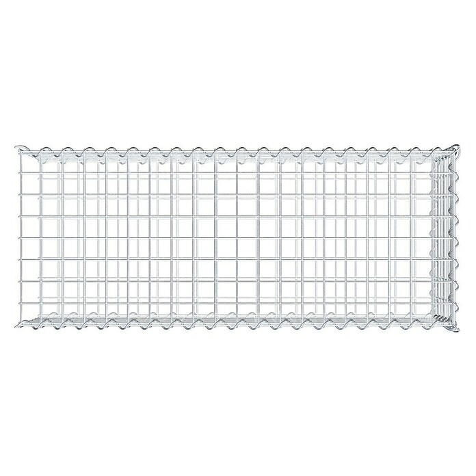 Gabiona Gabione Typ 2 (Zum Anbau in der Länge, 100 x 40 x 30 cm, Stahl, Maschenbreite: 50 mm, Maschenhöhe: 50 mm, Spirale) | BAUHAUS