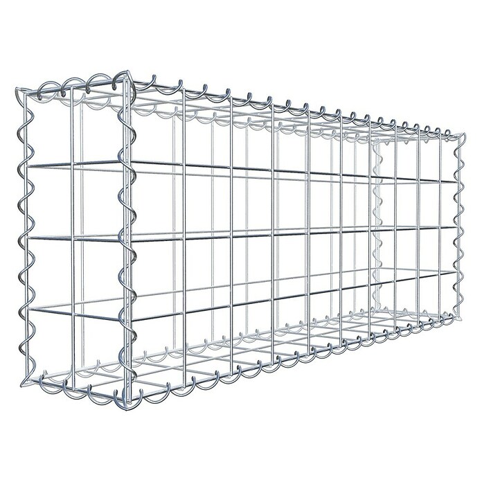 Gabiona Gabione (100 x 20 x 40 cm, Metall, Maschenbreite: 100 mm, Maschenhöhe: 100 mm) | BAUHAUS