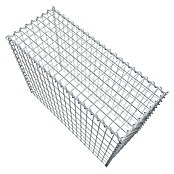 Gabiona Gabione Typ 3 (Zum Anbau in der Höhe, 100 x 40 x 80 cm, Stahl, Maschenbreite: 50 mm, Maschenhöhe: 100 mm, Spirale) | BAUHAUS