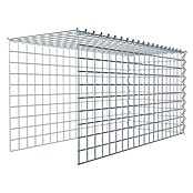 Gabiona Gabione Typ 4 (Zum Anbau in Länge & Höhe, 100 x 40 x 50 cm, Stahl, Maschenbreite: 50 mm, Maschenhöhe: 50 mm, Spirale) | BAUHAUS