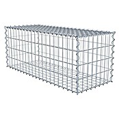 Gabiona Gabione (100 x 40 x 40 cm, Metall, Maschenbreite: 50 mm, Maschenhöhe: 100 mm) | BAUHAUS