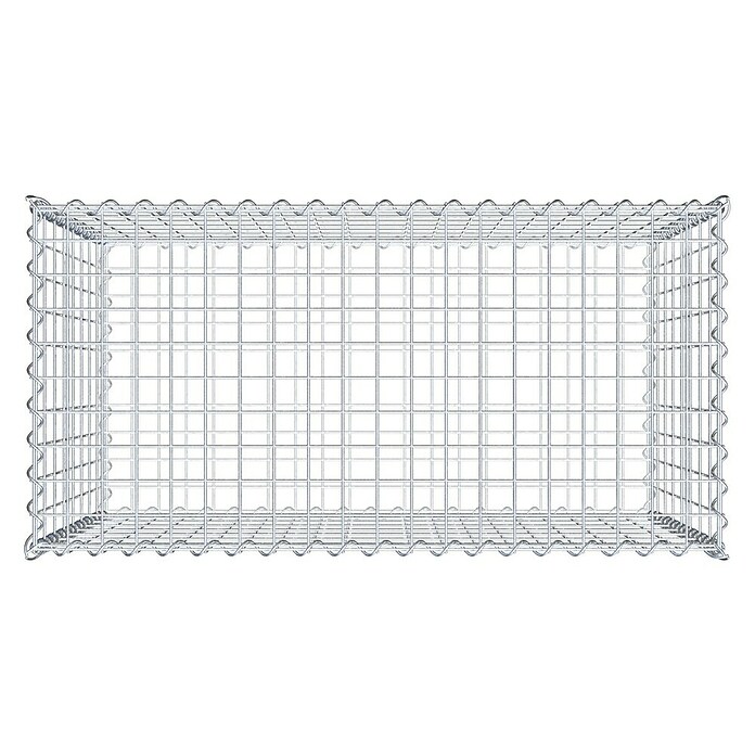 Gabiona Gabione (100 x 50 x 80 cm, Metall, Maschenbreite: 50 mm, Maschenhöhe: 100 mm) | BAUHAUS