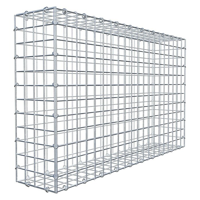 Gabiona Gabione (100 x 20 x 60 cm, Stahl, Maschenbreite: 50 mm, Maschenhöhe: 50 mm, C-Ring) | BAUHAUS