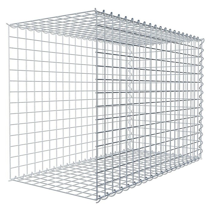 Gabiona Gabione Typ 2 (Zum Anbau in der Länge, 100 x 50 x 70 cm, Stahl, Maschenbreite: 50 mm, Maschenhöhe: 50 mm, Spirale) | BAUHAUS