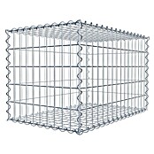Gabiona Gabione (80 x 50 x 50 cm, Metall, Maschenbreite: 50 mm, Maschenhöhe: 100 mm) | BAUHAUS