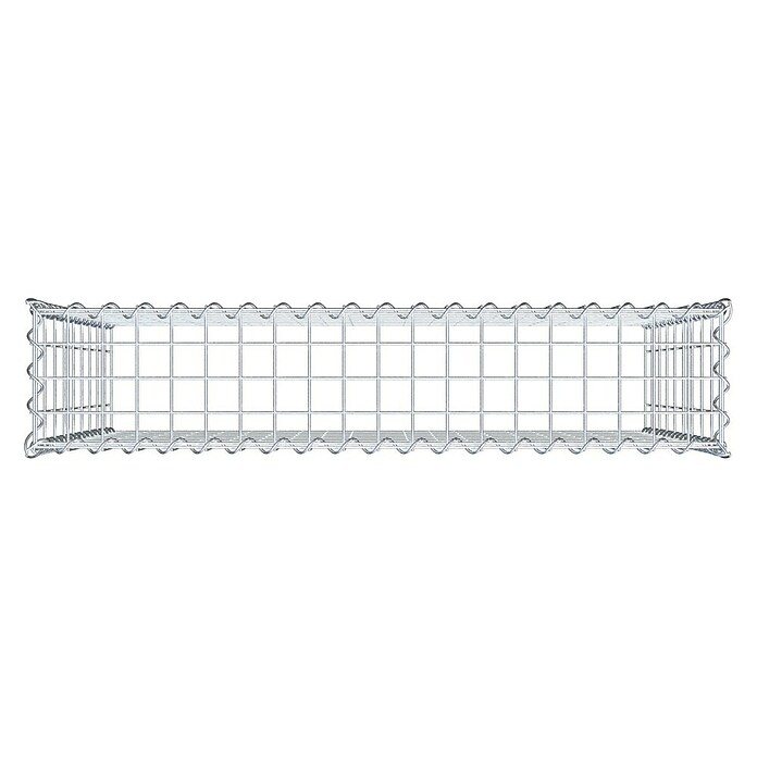 Gabiona Gabione Typ 3 (Zum Anbau in der Höhe, 100 x 20 x 90 cm, Stahl, Maschenbreite: 50 mm, Maschenhöhe: 100 mm, Spirale) | BAUHAUS