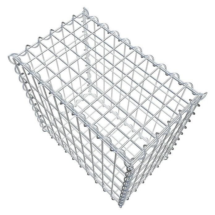 Gabiona Gabione (50 x 30 x 50 cm, Metall, Maschenbreite: 50 mm, Maschenhöhe: 100 mm) | BAUHAUS