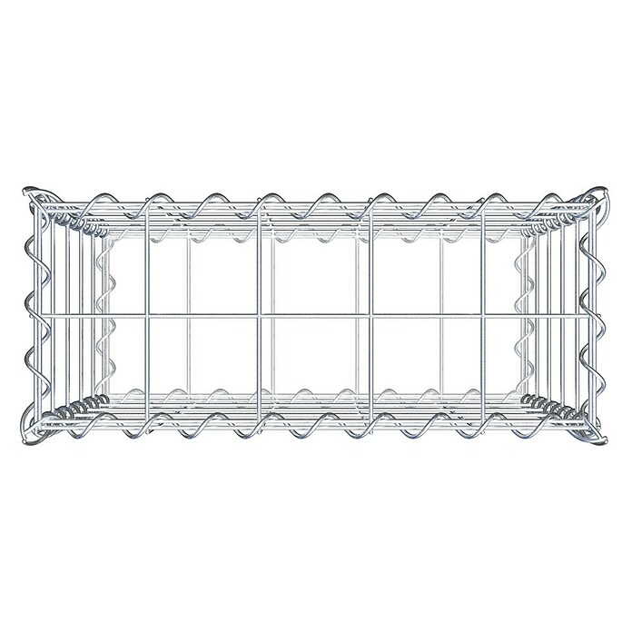 Gabiona Gabione (50 x 20 x 50 cm, Metall, Maschenbreite: 100 mm, Maschenhöhe: 100 mm) | BAUHAUS