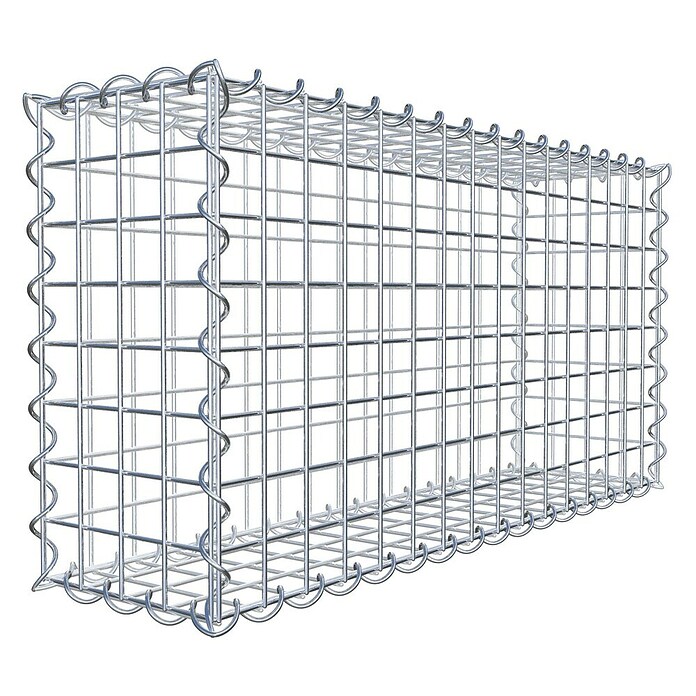 Gabiona Gabione (80 x 20 x 40 cm, Metall, Maschenbreite: 50 mm, Maschenhöhe: 50 mm) | BAUHAUS