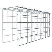Gabiona Gabione Typ 4 (Zum Anbau in Länge & Höhe, 100 x 30 x 50 cm, Stahl, Maschenbreite: 100 mm, Maschenhöhe: 100 mm, Spirale) | BAUHAUS