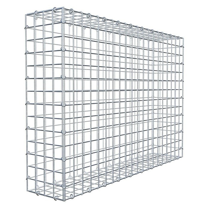 Gabiona Gabione (100 x 20 x 70 cm, Stahl, Maschenbreite: 50 mm, Maschenhöhe: 50 mm, C-Ring) | BAUHAUS