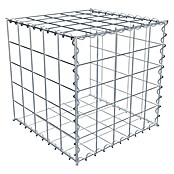 Gabiona Gabione Typ 2 (Zum Anbau in der Länge, 50 x 50 x 50 cm, Stahl, Maschenbreite: 100 mm, Maschenhöhe: 100 mm, Spirale) | BAUHAUS