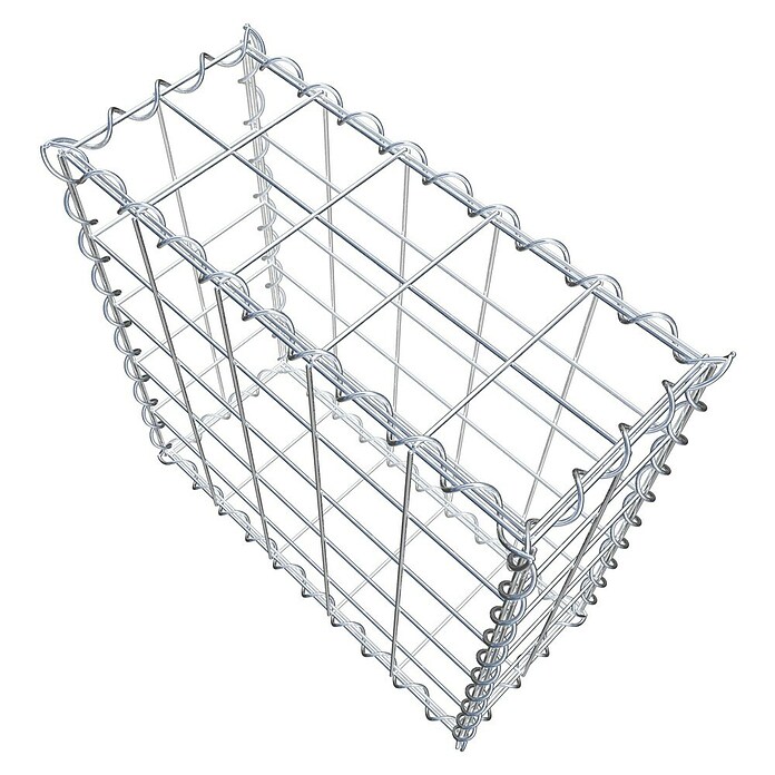 Gabiona Gabione (50 x 20 x 50 cm, Metall, Maschenbreite: 100 mm, Maschenhöhe: 100 mm) | BAUHAUS
