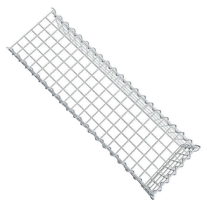 Gabiona Gabione Typ 4 (Zum Anbau in Länge & Höhe, 100 x 30 x 20 cm, Stahl, Maschenbreite: 50 mm, Maschenhöhe: 50 mm, Spirale) | BAUHAUS