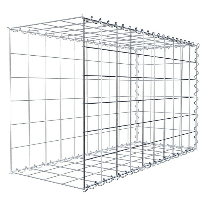 Gabiona Gabione Typ 2 (Zum Anbau in der Länge, 100 x 40 x 60 cm, Stahl, Maschenbreite: 100 mm, Maschenhöhe: 100 mm, Spirale) | BAUHAUS