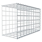 Gabiona Gabione Typ 2 (Zum Anbau in der Länge, 100 x 40 x 60 cm, Stahl, Maschenbreite: 100 mm, Maschenhöhe: 100 mm, Spirale) | BAUHAUS