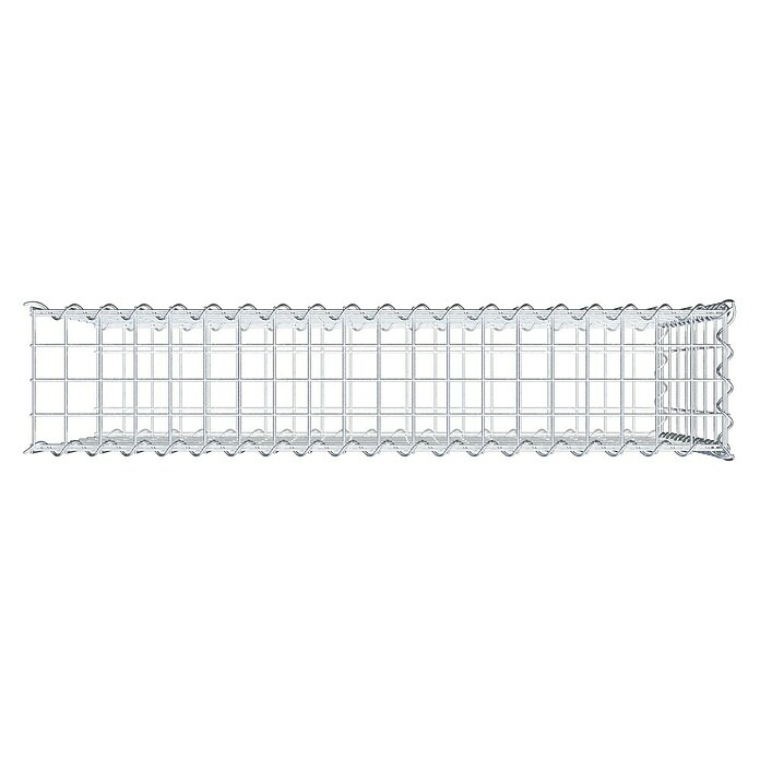 Gabiona Gabione Typ 2 (Zum Anbau in der Länge, 100 x 20 x 70 cm, Stahl, Maschenbreite: 50 mm, Maschenhöhe: 100 mm, Spirale) | BAUHAUS
