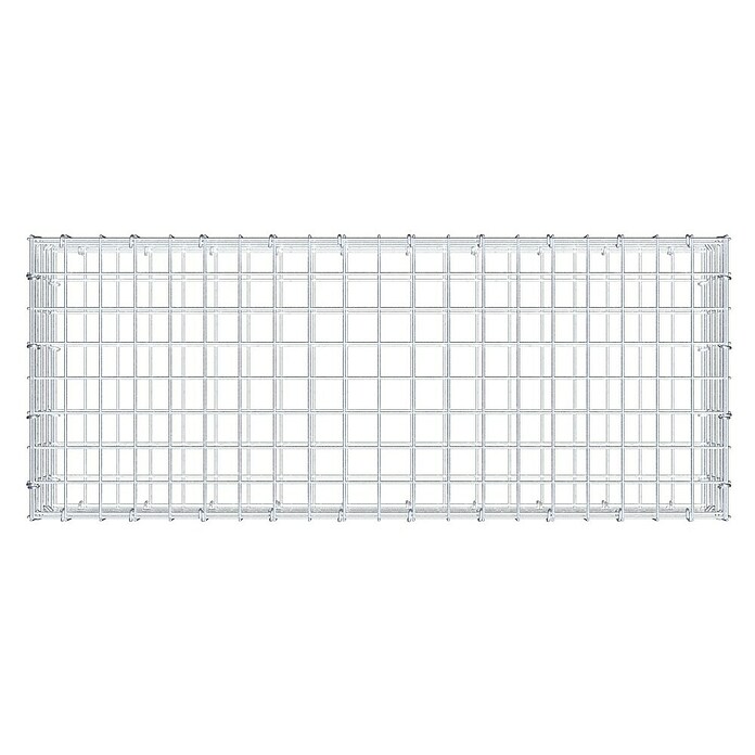 Gabiona Gabione (100 x 40 x 20 cm, Stahl, Maschenbreite: 50 mm, Maschenhöhe: 50 mm, C-Ring) | BAUHAUS