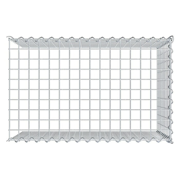 Gabiona Gabione Typ 4 (Zum Anbau in Länge & Höhe, 80 x 50 x 50 cm, Stahl, Maschenbreite: 50 mm, Maschenhöhe: 50 mm, Spirale) | BAUHAUS