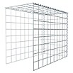 Gabiona Gabione Typ 4 (Zum Anbau in Länge & Höhe, 100 x 50 x 80 cm, Stahl, Maschenbreite: 100 mm, Maschenhöhe: 100 mm, Spirale) | BAUHAUS