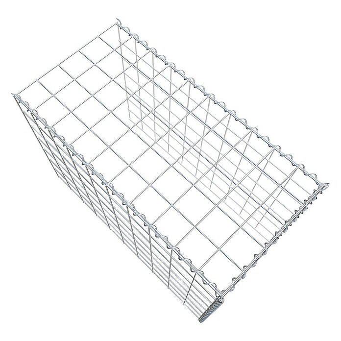 Gabiona Gabione Typ 4 (Zum Anbau in Länge & Höhe, 100 x 50 x 70 cm, Stahl, Maschenbreite: 100 mm, Maschenhöhe: 100 mm, Spirale) | BAUHAUS