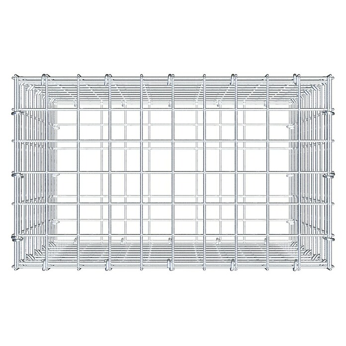Gabiona Gabione (50 x 30 x 50 cm, Stahl, Maschenbreite: 50 mm, Maschenhöhe: 50 mm) | BAUHAUS