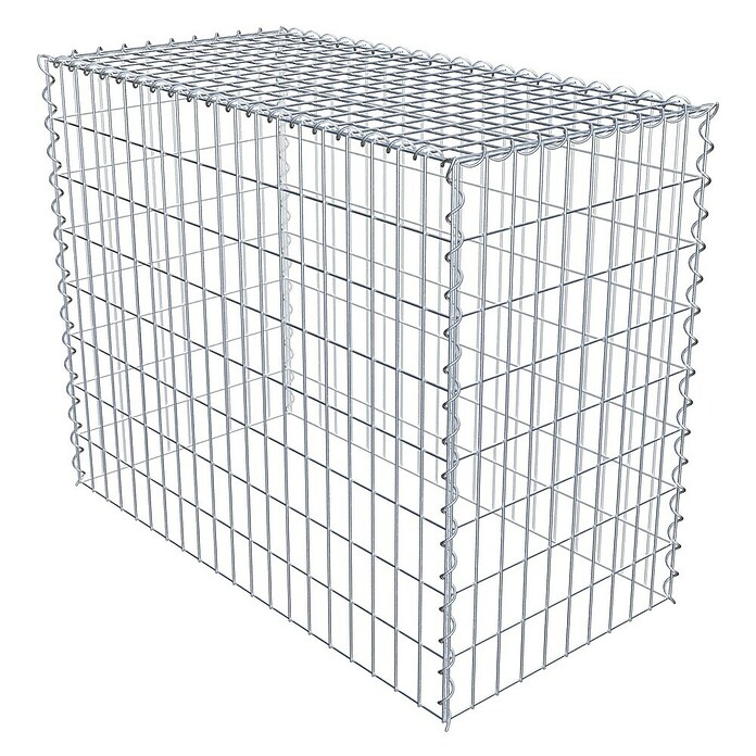 Gabiona Gabione Typ 3 (Zum Anbau in der Höhe, 100 x 50 x 80 cm, Stahl, Maschenbreite: 50 mm, Maschenhöhe: 100 mm, Spirale) | BAUHAUS