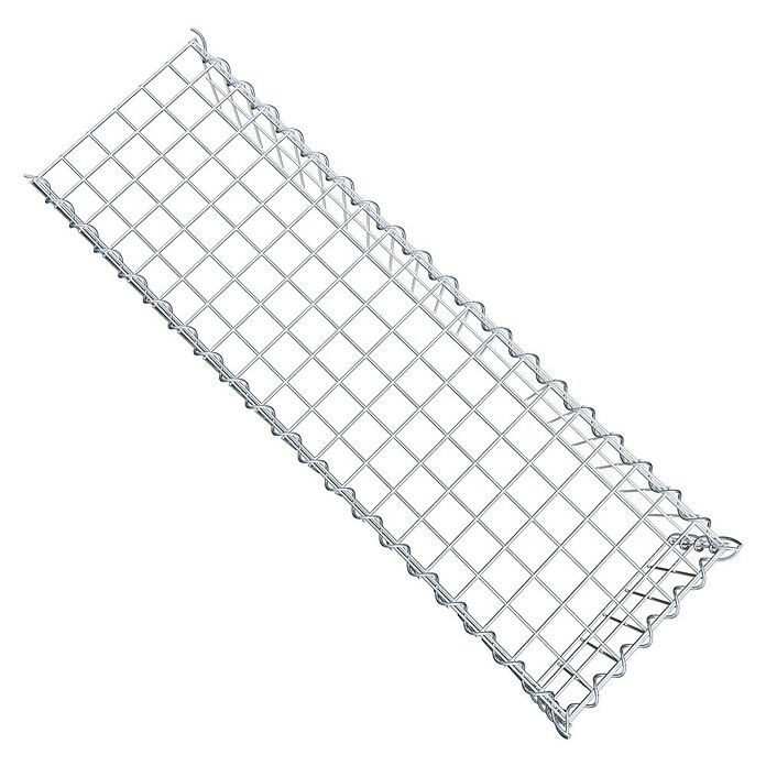 Gabiona Gabione Typ 4 (Zum Anbau in Länge & Höhe, 100 x 30 x 20 cm, Stahl, Maschenbreite: 50 mm, Maschenhöhe: 100 mm, Spirale) | BAUHAUS