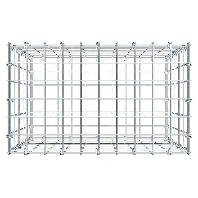 Gabiona Gabione (50 x 30 x 50 cm, Stahl, Maschenbreite: 50 mm, Maschenhöhe: 100 mm) | BAUHAUS