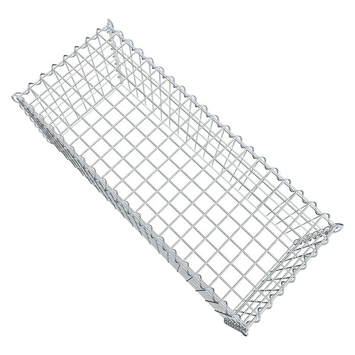 Gabiona Gabione Typ 3 (Zum Anbau in der Höhe, 100 x 40 x 40 cm, Stahl, Maschenbreite: 50 mm, Maschenhöhe: 100 mm, Spirale) | BAUHAUS