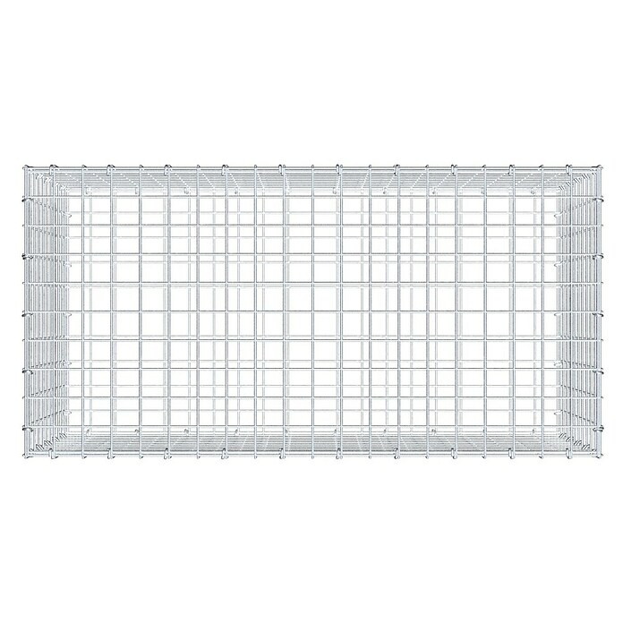 Gabiona Gabione (100 x 50 x 50 cm, Stahl, Maschenbreite: 50 mm, Maschenhöhe: 50 mm, C-Ring) | BAUHAUS