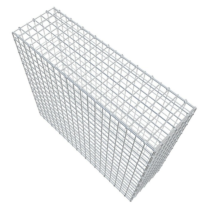 Gabiona Gabione (100 x 30 x 90 cm, Stahl, Maschenbreite: 50 mm, Maschenhöhe: 50 mm) | BAUHAUS