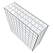 Gabiona Gabione Typ 4 (Zum Anbau in Länge & Höhe, 100 x 30 x 100 cm, Stahl, Maschenbreite: 100 mm, Maschenhöhe: 100 mm, Spirale) | BAUHAUS