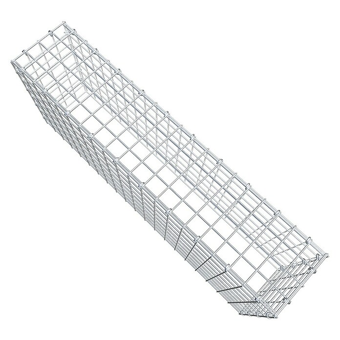 Gabiona Gabione Typ 3 (Zum Anbau in der Höhe, 100 x 20 x 40 cm, Stahl, Maschenbreite: 50 mm, Maschenhöhe: 50 mm, C-Ring) | BAUHAUS