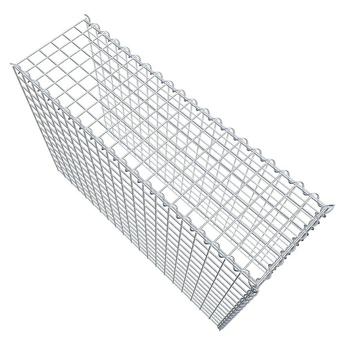 Gabiona Gabione Typ 4 (Zum Anbau in Länge & Höhe, 100 x 30 x 70 cm, Stahl, Maschenbreite: 50 mm, Maschenhöhe: 50 mm, Spirale) | BAUHAUS