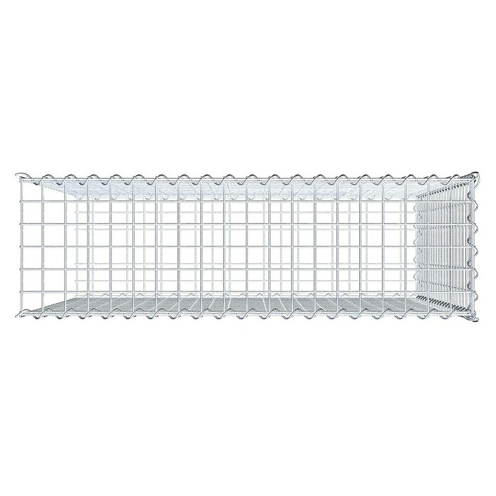 Gabiona Gabione Typ 2 (Zum Anbau in der Länge, 100 x 30 x 100 cm, Stahl, Maschenbreite: 50 mm, Maschenhöhe: 50 mm, Spirale) | BAUHAUS