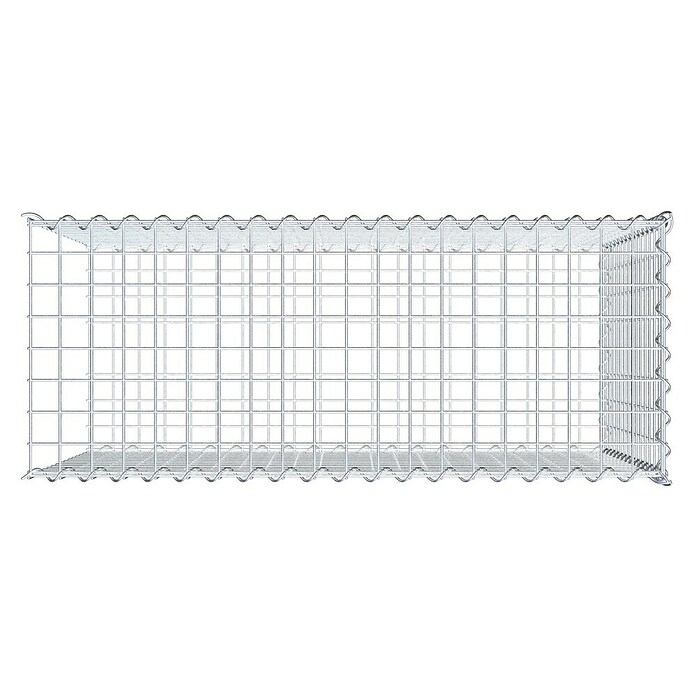 Gabiona Gabione Typ 2 (Zum Anbau in der Länge, 100 x 40 x 70 cm, Stahl, Maschenbreite: 50 mm, Maschenhöhe: 50 mm, Spirale) | BAUHAUS