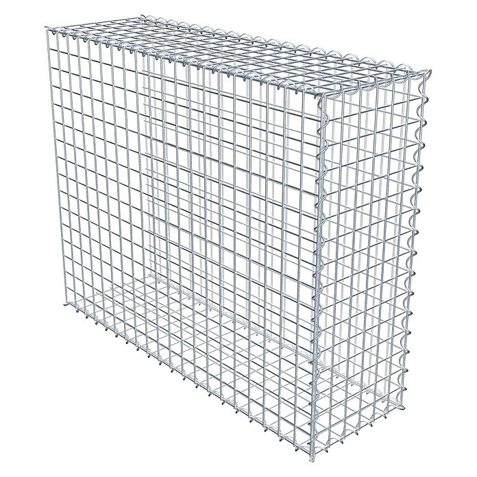Gabiona Gabione Typ 2 (Zum Anbau in der Länge, 100 x 30 x 80 cm, Stahl, Maschenbreite: 50 mm, Maschenhöhe: 50 mm, Spirale) | BAUHAUS