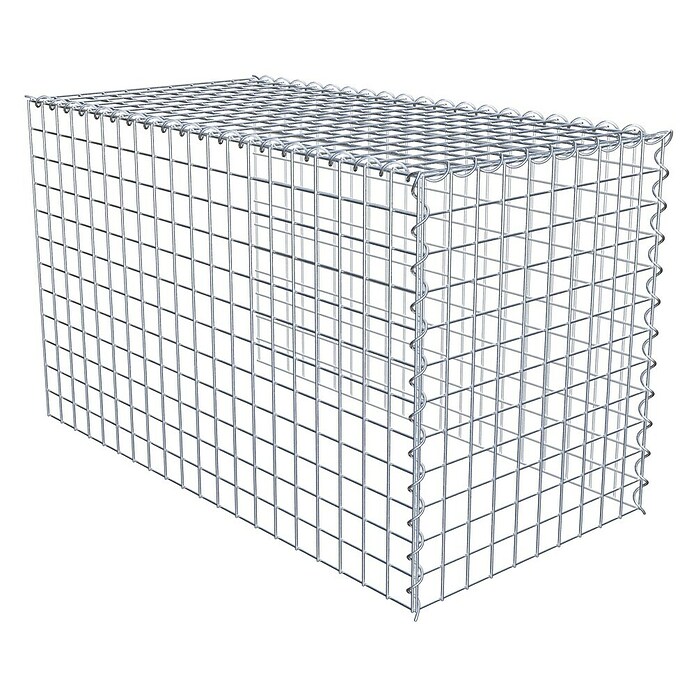Gabiona Gabione Typ 4 (Zum Anbau in Länge & Höhe, 100 x 50 x 60 cm, Stahl, Maschenbreite: 50 mm, Maschenhöhe: 50 mm, Spirale) | BAUHAUS