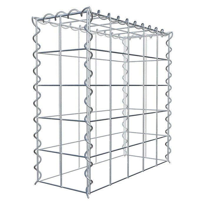 Gabiona Gabione Typ 3 (Zum Anbau in der Höhe, 50 x 20 x 50 cm, Stahl, Maschenbreite: 100 mm, Maschenhöhe: 100 mm, Spirale) | BAUHAUS