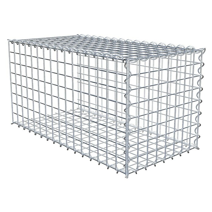 Gabiona Gabione Typ 2 (Zum Anbau in der Länge, 80 x 40 x 40 cm, Stahl, Maschenbreite: 50 mm, Maschenhöhe: 50 mm, Spirale) | BAUHAUS