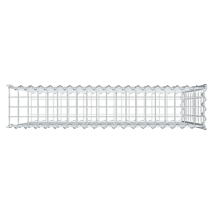 Gabiona Gabione Typ 2 (Zum Anbau in der Länge, 100 x 20 x 90 cm, Stahl, Maschenbreite: 50 mm, Maschenhöhe: 100 mm, Spirale) | BAUHAUS