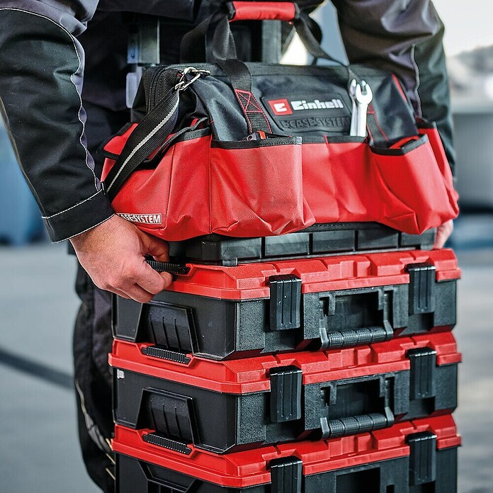 Einhell Torba za orodja E-Case  (Do x Š x V: 26,4 x 13,5 x 49 cm, Nosilnost izdelka: 30 kg) | 1918 - Alu Koffer- Boxen | BADK - Werkzeug-Behältnisse | BAD - Handwerkzeuge | BA - Handwerkzeuge | B - Werkz/Masch/Maschzubeh/Auto | BAUHAUS