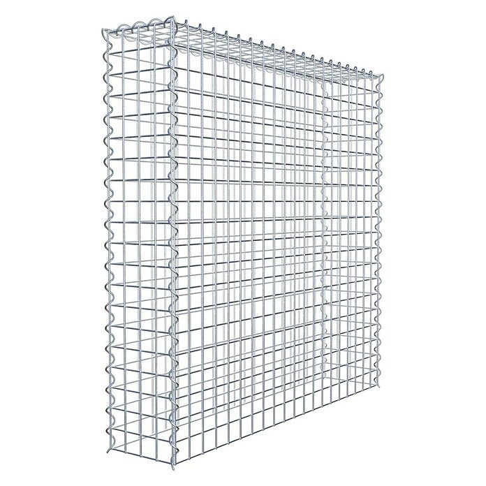 Gabiona Gabione Typ 3 (Zum Anbau in der Höhe, 100 x 20 x 100 cm, Stahl, Maschenbreite: 50 mm, Maschenhöhe: 50 mm, Spirale) | BAUHAUS