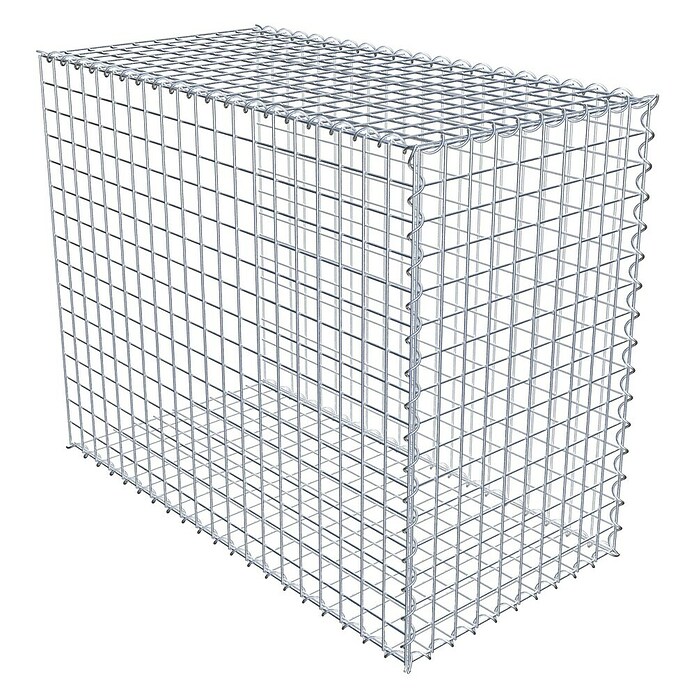 Gabiona Gabione Typ 2 (Zum Anbau in der Länge, 100 x 50 x 80 cm, Stahl, Maschenbreite: 50 mm, Maschenhöhe: 50 mm, Spirale) | BAUHAUS
